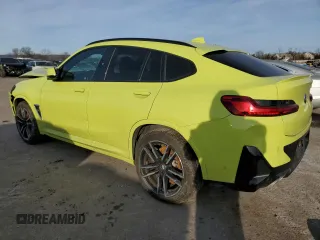 2022 BMW X4 M z VIN 5YM23EC04N9L46944, wystawiony jako Copart lot #87821005 z przebiegiem 15 371 mil mil oraz Szkoda całkowita • Salvage title. Historia ofert i sprzedaży dostępna na DreamBid. Obrazek 2.