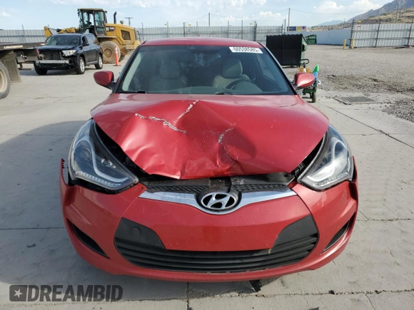 2012 Hyundai Veloster w/Gray Int with VIN KMHTC6ADXCU066489, listed as a Copart auction lot 60538585 with 161,917 mi miles and Salvage title. Bid and sale history available at DreamBid. Image 5.