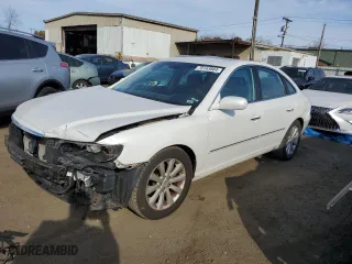 2009 Hyundai Azera GLS with VIN KMHFC46D89A359117, listed as a Copart auction lot 78143864 with 105,666 mi miles and Salvage Title. Bid and sale history available at carsss.com. Image 1.