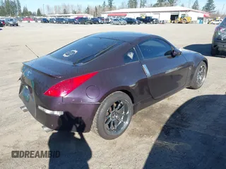 2008 Nissan 350Z with VIN JN1BZ34D98M701978, listed as a IAAI auction lot 41705506 with 114,301 mi miles. Bid and sale history available at carsss.com. Image 4.