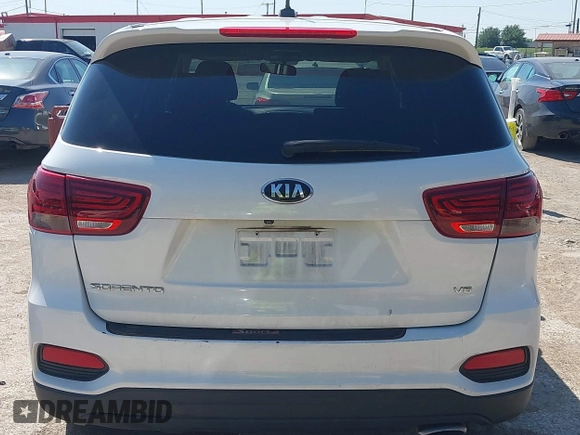 2019 Kia Sorento S V6 with VIN 5XYPG4A50KG565227, listed as a IAAI auction lot 42042549 with 1,234 mi miles. Bid and sale history available at carsss.com. Image 16.