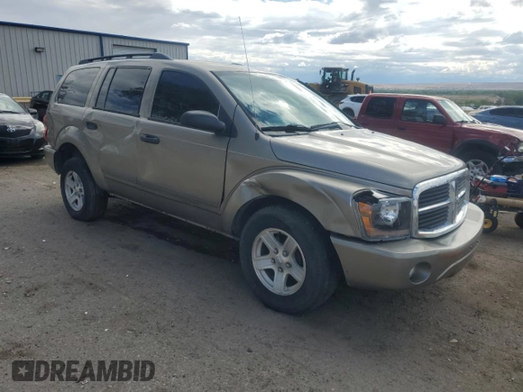 2005 Dodge Durango SLT with VIN 1D4HD48N35F605264, listed as a Copart auction lot 55932775 with 170,548 mi miles and Salvage title. Bid and sale history available at DreamBid. Image 4.