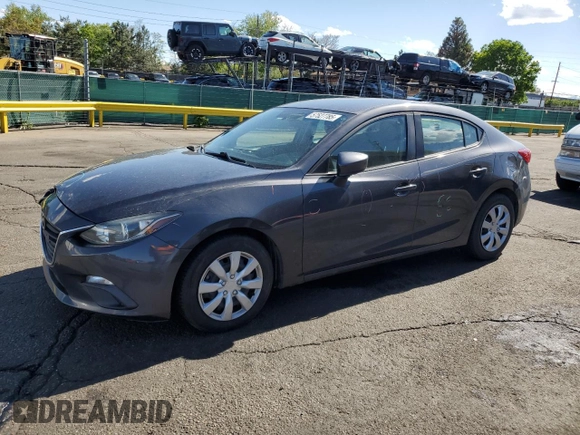 2015 Mazda 3 i Sport z VIN 3MZBM1U70FM215164, wystawiony jako Copart lot #57527785 z przebiegiem 144 621 mil mil oraz Szkoda całkowita • Salvage title. Historia ofert i sprzedaży dostępna na DreamBid. Obrazek 1.