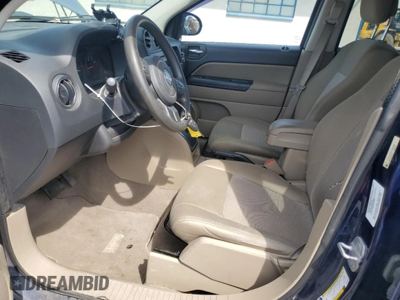 2012 Jeep Compass Sport with VIN 1C4NJDBB4CD600090, listed as a Copart auction lot 54076365 with 109,308 mi miles and Salvage Title. Bid and sale history available at carsss.com. Image 7.