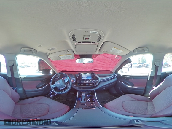 2020 Toyota Highlander LE z VIN 5TDBZRBH4LS511959, wystawiony jako Copart lot #53354555 z przebiegiem 99 381 mil mil oraz Szkoda całkowita • Salvage title. Historia ofert i sprzedaży dostępna na DreamBid. Obrazek 14.
