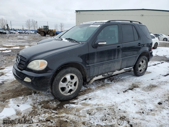 2005 Mercedes-Benz M-Class 3.7L with VIN 4JGAB57E45A539098, listed as a Copart auction lot 51529255 with 186,492 mi miles and Salvage Title. Bid and sale history available at carsss.com. Image 1.