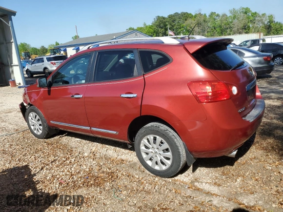 2011 Nissan Rogue SV with VIN JN8AS5MTXBW166532, listed as a Copart auction lot 52252435 with 158,017 mi miles and Salvage Title. Bid and sale history available at carsss.com. Image 2.