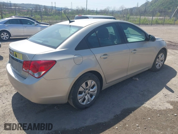 2014 Chevrolet Cruze LS with VIN 1G1PA5SG6E7227428, listed as a IAAI auction lot 42109063 with 145,654 mi miles and . Bid and sale history available at DreamBid. Image 4.