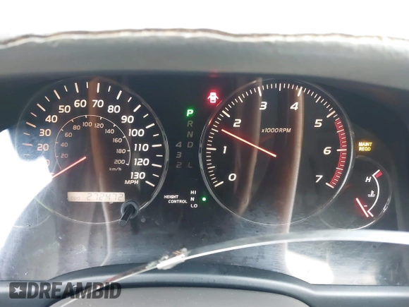 2003 Lexus GX 470 with VIN JTJBT20X930022217, listed as a IAAI auction lot 41527764 with 272,472 mi miles. Bid and sale history available at carsss.com. Image 7.