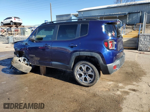 2019 Jeep Renegade Limited with VIN ZACNJBD11KPK01305, listed as a Copart auction lot 84065744 with Not provided miles and Salvage title. Bid and sale history available at DreamBid. Image 2.
