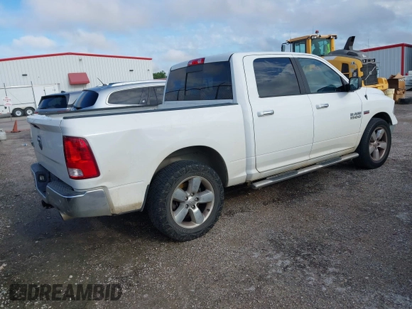 2018 Ram 1500 Big Horn with VIN 3C6RR6LT3JG162845, listed as a IAAI auction lot 42358934 with 61,992 mi miles and . Bid and sale history available at DreamBid. Image 4.