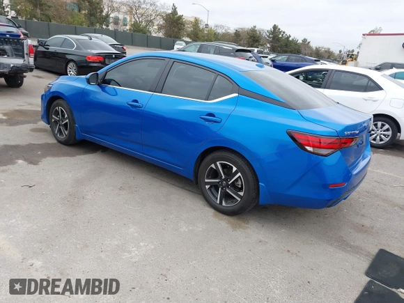 2024 Nissan Sentra SV with VIN 3N1AB8CV6RY259392, listed as a IAAI auction lot 41880299 with 10,976 mi miles and . Bid and sale history available at DreamBid. Image 3.