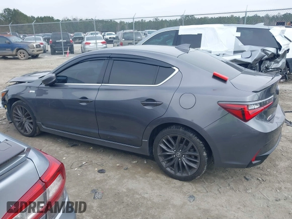 2019 Acura ILX w/Premium/A-Spec Pkg with VIN 19UDE2F8XKA003563, listed as a IAAI auction lot 41565914 with 49,960 mi miles. Bid and sale history available at carsss.com. Image 14.