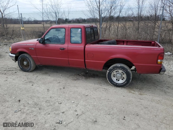 1996 Ford Ranger XLT with VIN 1FTCR14X2TPA10136, listed as a Copart auction lot 50908695 with 116,832 mi miles and Salvage Title. Bid and sale history available at carsss.com. Image 2.