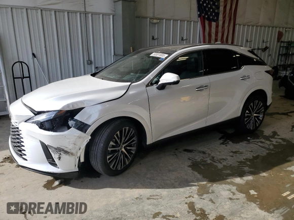 2025 Lexus RX 350h with VIN 2T2BBMCA2SC076015, listed as a Copart auction lot 50081885 with 119 mi miles and Non repairable. Bid and sale history available at DreamBid. Image 1.
