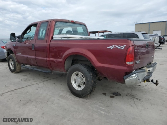 2004 Ford Super Duty F-250 XL with VIN 1FTNX21P84EA18957, listed as a Copart auction lot 85969144 with 129,407 mi miles and Salvage Title. Bid and sale history available at carsss.com. Image 2.