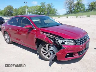 2018 Volkswagen Passat SE with VIN 1VWBA7A3XJC043393, listed as a IAAI auction lot 42299962 with 114,416 mi miles and . Bid and sale history available at DreamBid. Image 1.