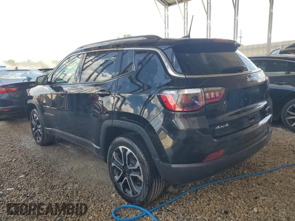 2022 Jeep Compass Limited с VIN 3C4NJDCBXNT165300, выставлен на аукционе Copart как лот 63593955 с пробегом 52 217 миль миль и Чистый • Clean title. История ставок и продаж доступна на DreamBid. Изображение 2.