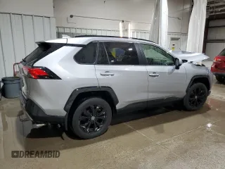 2022 Toyota RAV4 Hybrid SE with VIN JTM16RFVXND052911, listed as a Copart auction lot 62829175 with 84,035 mi miles and Salvage title. Bid and sale history available at DreamBid. Image 3.