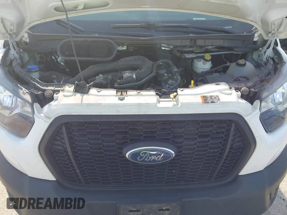 2021 Ford Transit Cargo with VIN 1FTYE1Y80MKA75151, listed as a IAAI auction lot 42577609 with 91,623 mi miles and . Bid and sale history available at DreamBid. Image 10.