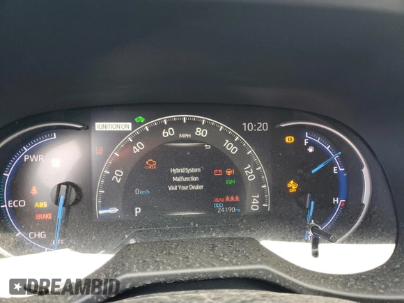 2024 Toyota RAV4 Hybrid XSE with VIN 2T3E6RFV4RW047617, listed as a Copart auction lot 49290335 with 24,190 mi miles and Salvage Title. Bid and sale history available at carsss.com. Image 9.