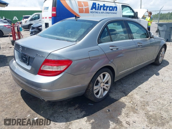 2009 Mercedes-Benz C 300 Sport with VIN WDDGF81X99F309358, listed as a IAAI auction lot 42634158 with 131,103 mi miles and . Bid and sale history available at DreamBid. Image 4.