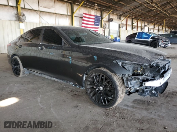 2019 Genesis G80 3.8L with VIN KMTFN4JE2KU321466, listed as a Copart auction lot 44622055 with 94,026 mi miles and Salvage title. Bid and sale history available at DreamBid. Image 4.