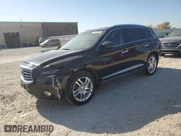 2013 Infiniti JX35 with VIN 5N1AL0MM6DC349396, listed as a Copart auction lot 77467094 with 147,135 mi miles and Clean Title. Bid and sale history available at carsss.com. Image 1.
