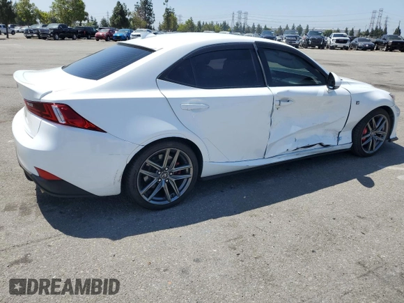 2014 Lexus IS 350 with VIN JTHBE1D20E5011942, listed as a Copart auction lot 61470345 with 90,311 mi miles and Salvage title. Bid and sale history available at DreamBid. Image 3.