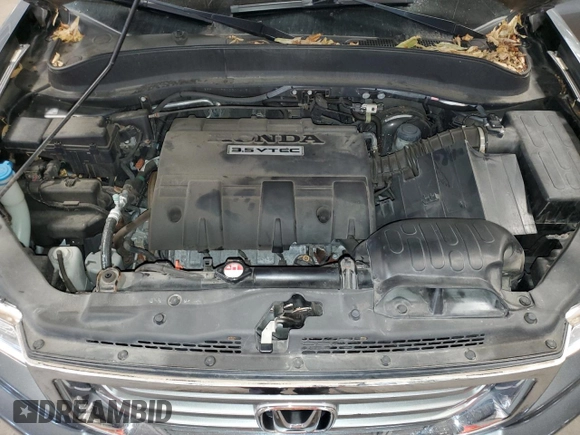 2013 Honda Ridgeline RTL with VIN 5FPYK1F50DB014050, listed as a Copart auction lot 72058834 with 54,053 mi miles and Salvage Title. Bid and sale history available at carsss.com. Image 13.