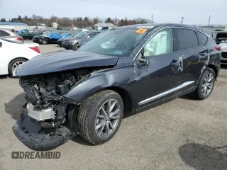 2020 Acura RDX w/Technology Pkg with VIN 5J8TC2H59LL006772, listed as a Copart auction lot 45797615 with 0 mi miles and Salvage Title. Bid and sale history available at carsss.com. Image 1.