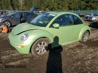 2003 Volkswagen New Beetle Coupe GLS with VIN 3VWCD21C23M437633, listed as a Copart auction lot 44822875 with 60,257 mi miles and Salvage Title. Bid and sale history available at carsss.com. Image 1.