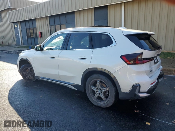 2024 BMW X1 xDrive28i with VIN WBX73EF02R5Y57837, listed as a Copart auction lot 80503574 with 17,382 mi miles and Salvage Title. Bid and sale history available at carsss.com. Image 2.