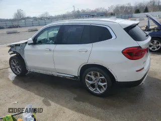 2021 BMW X3 xDrive30i with VIN 5UXTY5C0XM9E14243, listed as a Copart auction lot 50963755 with 27,539 mi miles and Non Repairable. Bid and sale history available at DreamBid. Image 2.