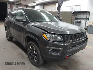2018 Jeep Compass Trailhawk with VIN 3C4NJDDB5JT451600, listed as a IAAI auction lot 41893541 with 155,528 mi miles and . Bid and sale history available at DreamBid. Image 1.