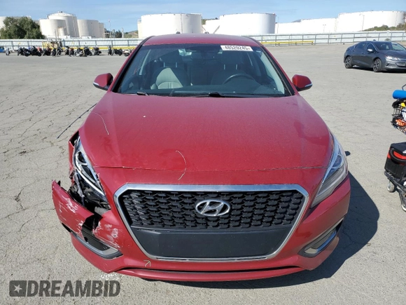 2016 Hyundai Sonata Hybrid Limited with VIN KMHE34L11GA009587, listed as a Copart auction lot 48520245 with 78,609 mi miles and Salvage Title. Bid and sale history available at carsss.com. Image 5.