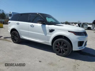 2022 Land Rover Range Rover Sport HST with VIN SALWS2RU2NA206436, listed as a Copart auction lot 50450855 with 21,989 mi miles and Clean Title. Bid and sale history available at carsss.com. Image 4.