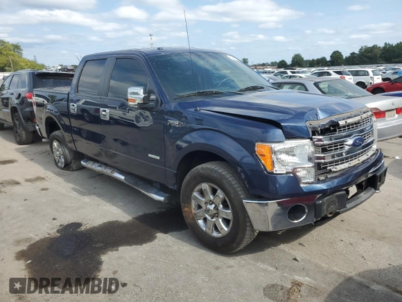 2013 Ford F-150 XL with VIN 1FTFW1ET5DFB50268, listed as a Copart auction lot 69648514 with 143,311 mi miles and Salvage Title. Bid and sale history available at carsss.com. Image 4.