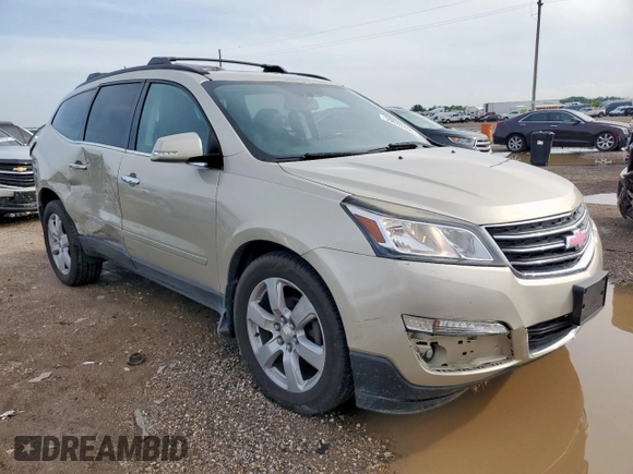 2016 Chevrolet Traverse LT z VIN 1GNKVGKD2GJ182802, wystawiony jako Copart lot #59040455 z przebiegiem Nie podano mil oraz Szkoda całkowita • Salvage title. Historia ofert i sprzedaży dostępna na DreamBid. Obrazek 4.