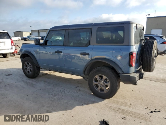 2024 Ford Bronco Big Bend z VIN 1FMDE7BH7RLA03788, wystawiony jako Copart lot #48574295 z przebiegiem 10 597 mil mil oraz Szkoda całkowita • Salvage title. Historia ofert i sprzedaży dostępna na DreamBid. Obrazek 2.