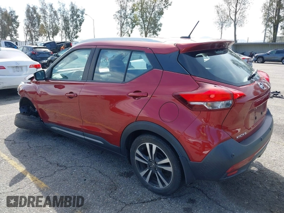 2020 Nissan Kicks SR with VIN 3N1CP5DV5LL536903, listed as a IAAI auction lot 41778615 with 90,744 mi miles. Bid and sale history available at carsss.com. Image 3.