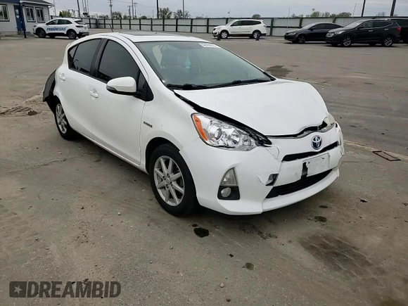 2012 Toyota Prius c One with VIN JTDKDTB34C1026797, listed as a Copart auction lot 52988655 with 155,452 mi miles and Salvage Title. Bid and sale history available at carsss.com. Image 10.