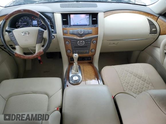2014 Infiniti QX80 with VIN JN8AZ2NF2E9552447, listed as a Copart auction lot 51625235 with 88,140 mi miles and Salvage Title. Bid and sale history available at carsss.com. Image 8.