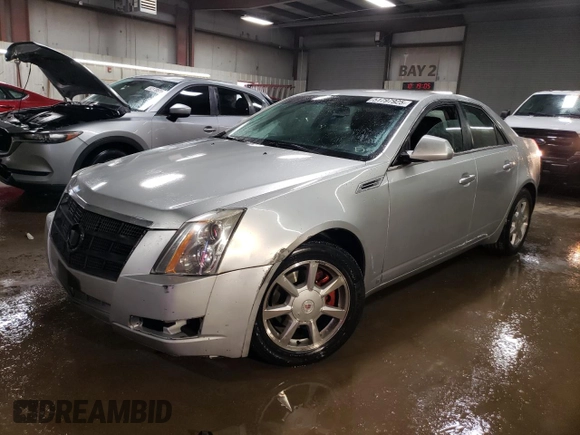 2009 Cadillac CTS RWD with VIN 1G6DF577690164322, listed as a Copart auction lot 51797925 with Not provided miles and Salvage title. Bid and sale history available at DreamBid. Image 1.