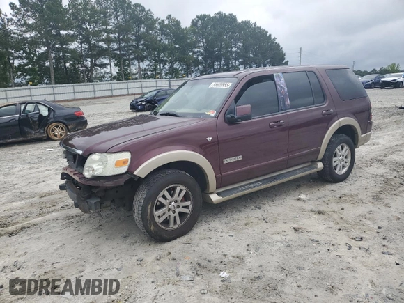 2007 Ford Explorer Eddie Bauer z VIN 1FMEU74867UB67609, wystawiony jako Copart lot #55626955 z przebiegiem 244 887 mil mil oraz Szkoda całkowita • Salvage title. Historia ofert i sprzedaży dostępna na DreamBid. Obrazek 1.