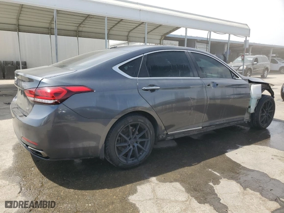 2018 Genesis G80 3.8L with VIN KMHGN4JE2JU277420, listed as a Copart auction lot 67351614 with 145,203 mi miles and Salvage Title. Bid and sale history available at carsss.com. Image 3.