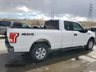 2017 Ford F-150 XL with VIN 1FTEX1EP9HKC44209, listed as a Copart auction lot 49645355 with 136,400 mi miles and Salvage Title. Bid and sale history available at carsss.com. Image 3.