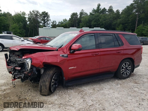 2023 GMC Yukon AT4 with VIN 1GKS2CKD8PR242436, listed as a Copart auction lot 62681704 with 18,457 mi miles and Salvage Title. Bid and sale history available at carsss.com. Image 1.