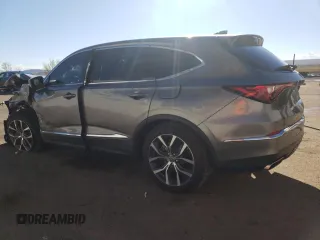 2023 Acura MDX w/Technology Package with VIN 5J8YD9H47PL007508, listed as a Copart auction lot 50713475 with 23,645 mi miles and Salvage Title. Bid and sale history available at carsss.com. Image 2.