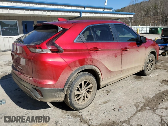 2022 Mitsubishi Eclipse Cross ES with VIN JA4ATUAA6NZ013214, listed as a Copart auction lot 46410485 with 67,245 mi miles and Salvage title. Bid and sale history available at DreamBid. Image 3.